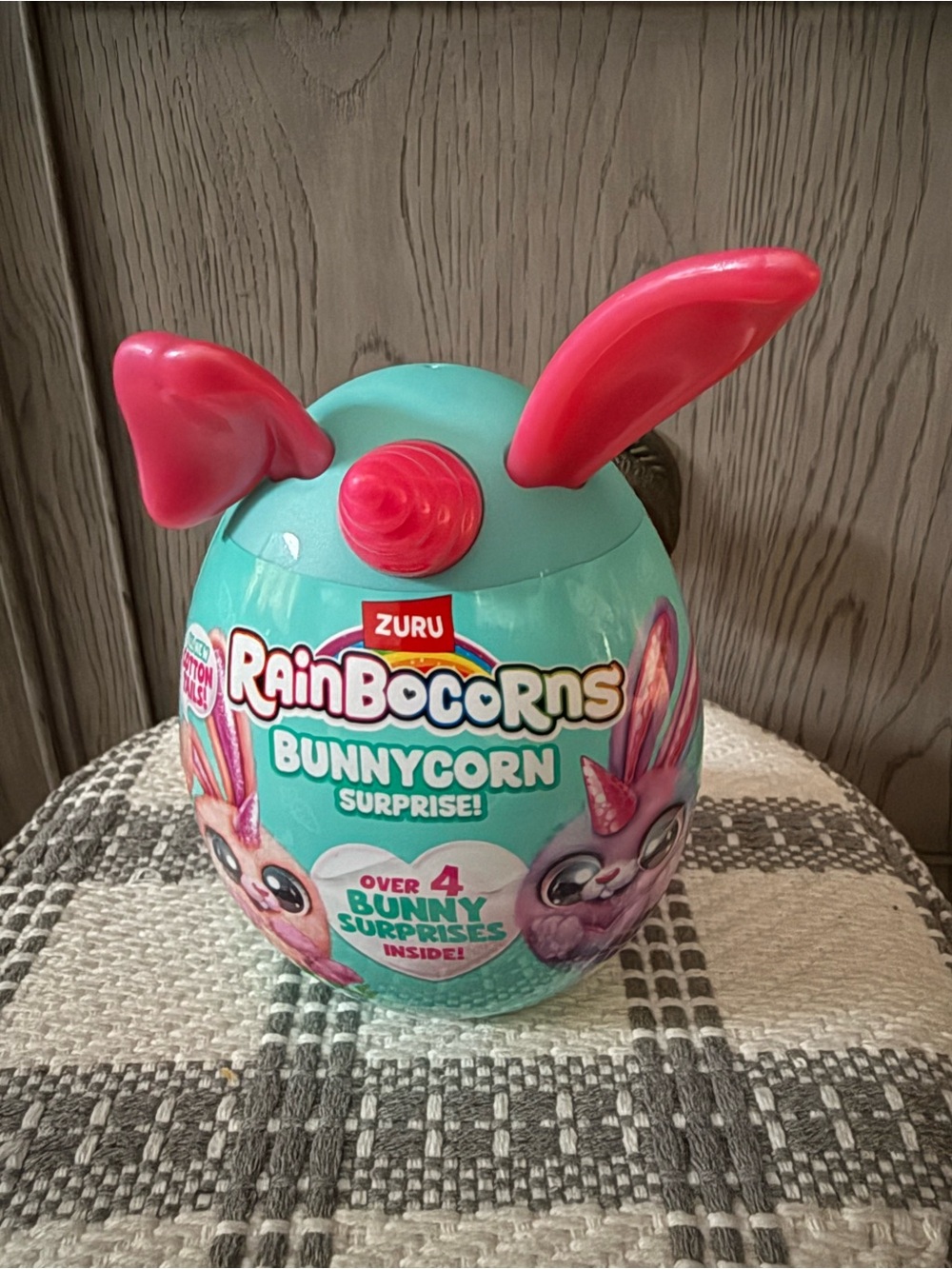 ZURU Rainbocorns Bunnycorn Surprise Toy - Teal with Pink Accents